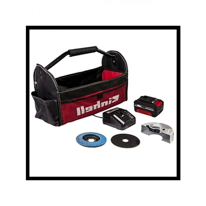 Einhell TE-AG 18/115 Li Kit (1x4,0 Ah), Akülü Avuç Taşlama