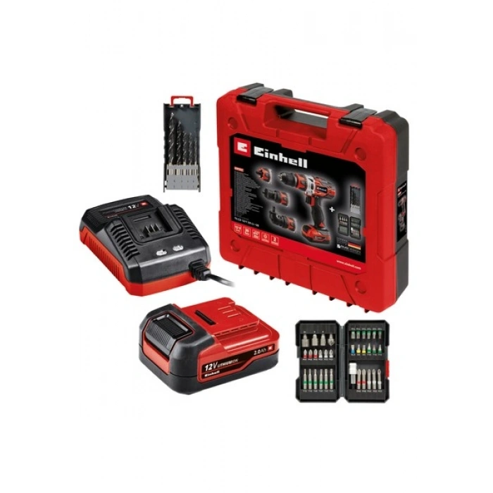 Einhell Te-Cd 12/1 3x-Li +39 (1x2,0 Ah), Akülü Vidalama
