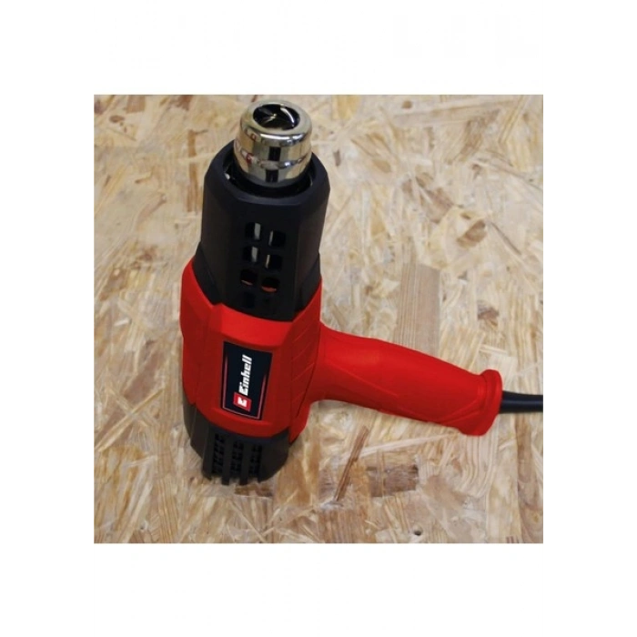 Einhell TE-HA 2000 E, Sıcak Hava Tabancası (2.000 W, 3 sıcaklık seviyesi: 50–550°C, hava debisi anahtarı, soğuk hava modu, kapsamlı başlık aksesuarları dahil) - 4520195