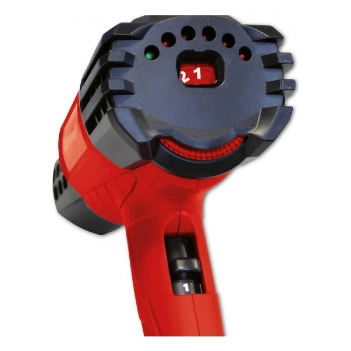 Einhell TE-HA 2000 E, Sıcak Hava Tabancası (2.000 W, 3 sıcaklık seviyesi: 50–550°C, hava debisi anahtarı, soğuk hava modu, kapsamlı başlık aksesuarları dahil) - 4520195