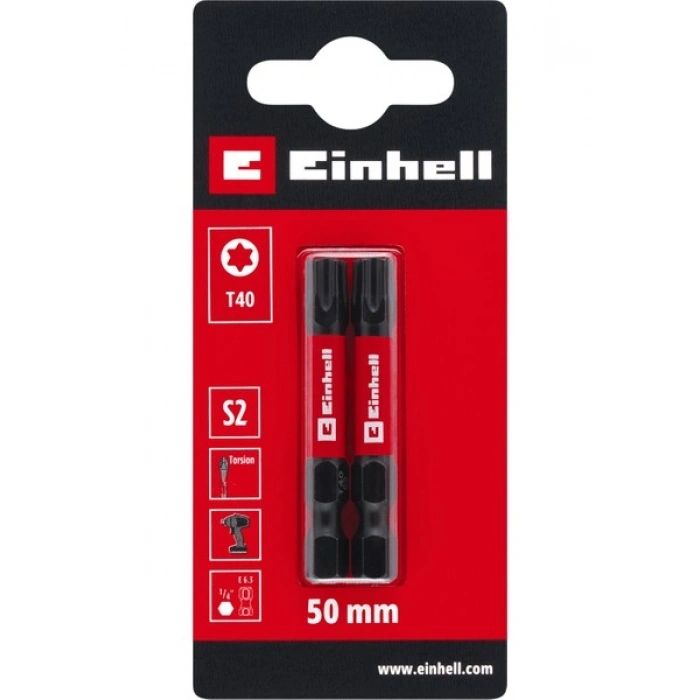 Einhell Torx Bits Uç 50 mm T40 S2 2 Adet