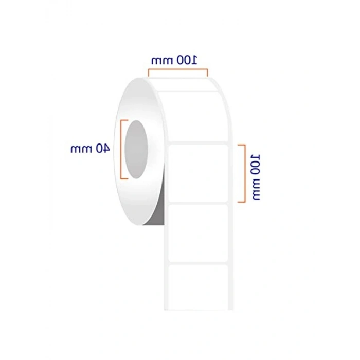 Eko Termal Kargo Etiketi, 100mm x 100mm Ruloda 500 Adet