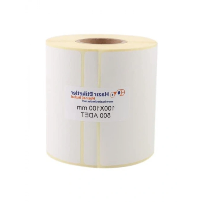 Eko Termal Kargo Etiketi, 100mm x 100mm Ruloda 500 Adet