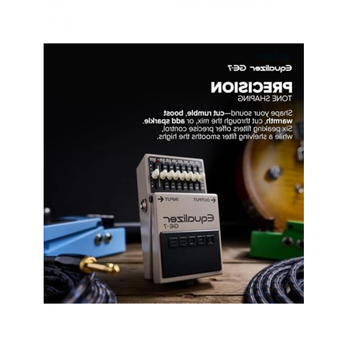 Ekolayzır Pedal - 7 Bant EQ Kontrolü