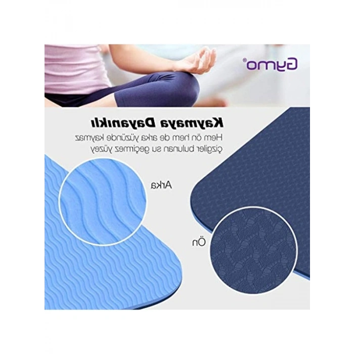 Ekolojik 6mm TPE Pilates Matı, Kaymaz ve Rahat Kullanım