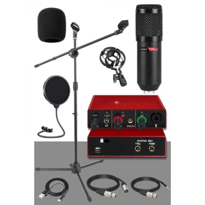 Ekonomik Home Stüdyo Ekipmanları Kayıt Seti