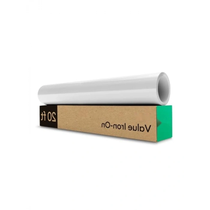 Ekonomik Isı Transfer Vinili, 30.5 cm x 6.1 m, Beyaz