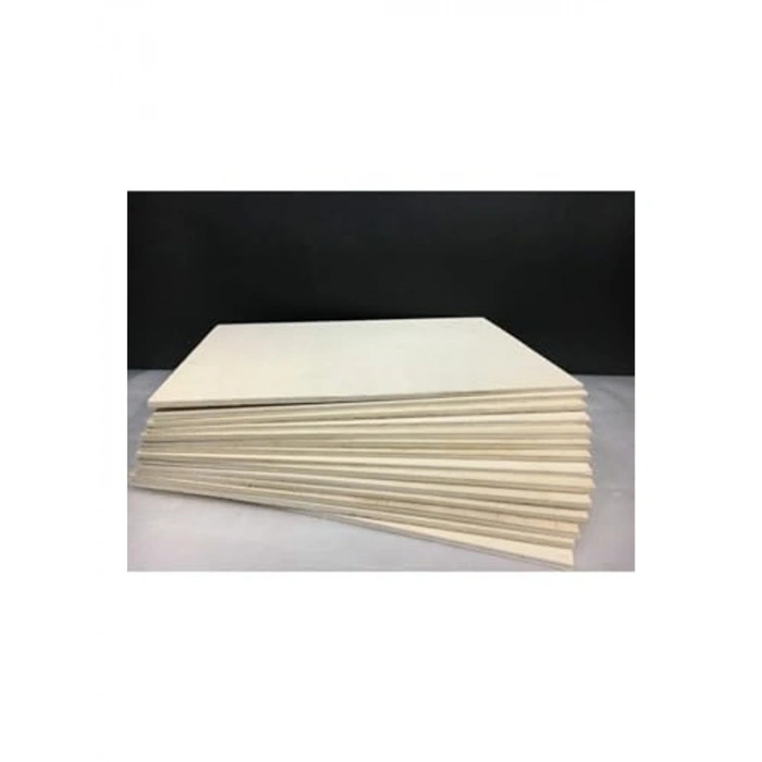 Ekonomik Kavak Kontraplak Seti, 4 Adet 4 mm A4 Boyutunda