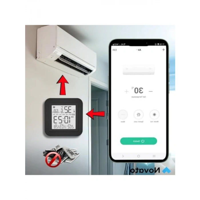Ekranlı ve Sensörlü Wifi IR Kumanda, Akıllı Kontrol Sistemi