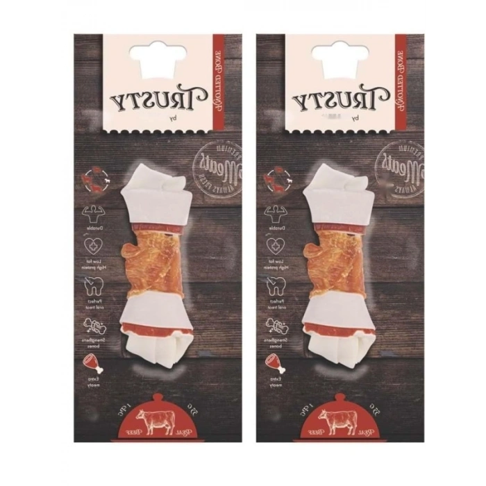 Ekstra Et Kaplamalı Düğüm Kemik 55g (2li Paket)