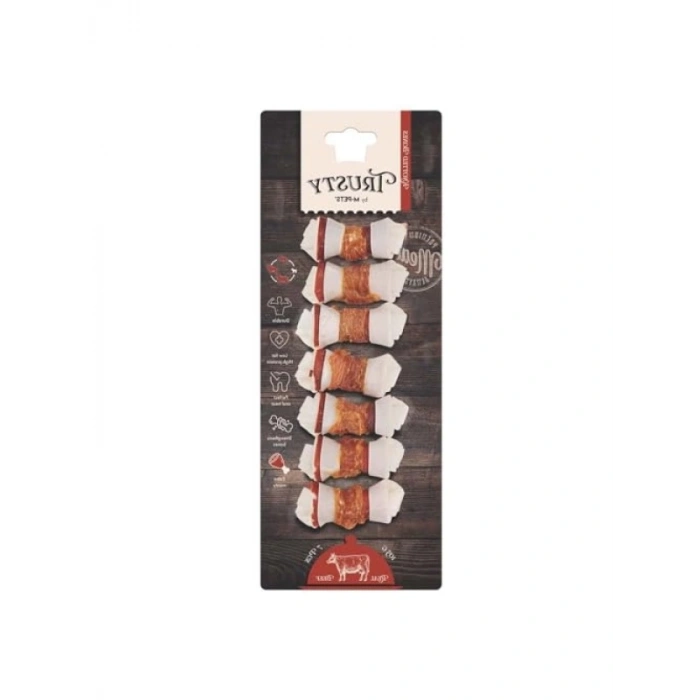 Ekstra Et Kaplamalı Düğüm Kemik 7li Paket 105gr