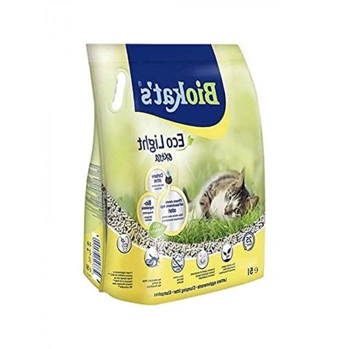 Ekstra Hafif Pelet Kedi Kumu 5 Lt, Kolay Temizlik İçin