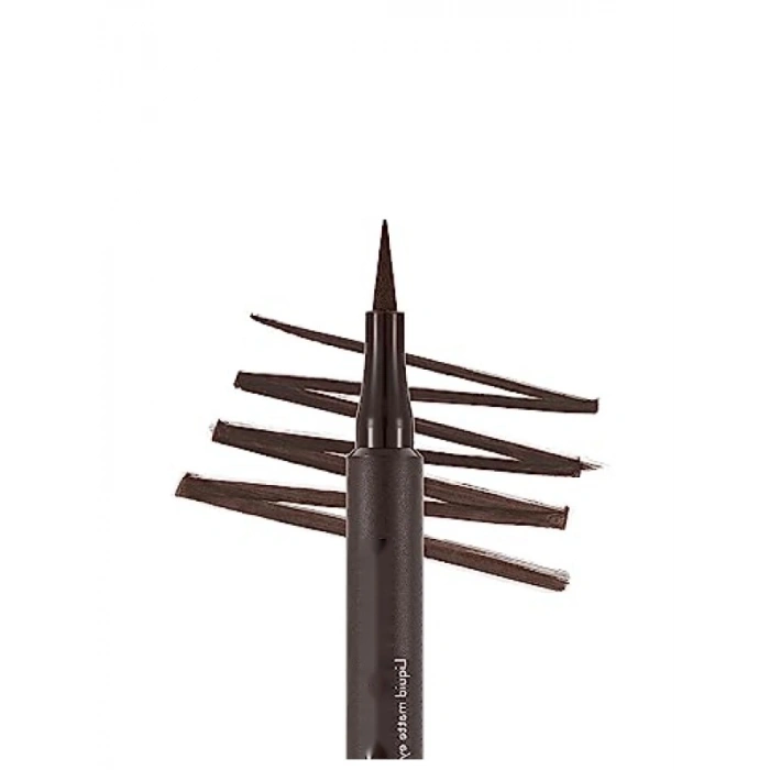 Ekstra Mat Bitişli Likit Eyeliner - Yoğun Siyah 002