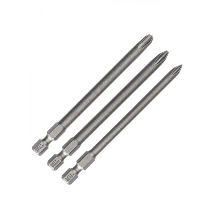 Ekstra Sert Tornavida Ucu Seti, 3 Parça ve 89 mm Uzunlukta