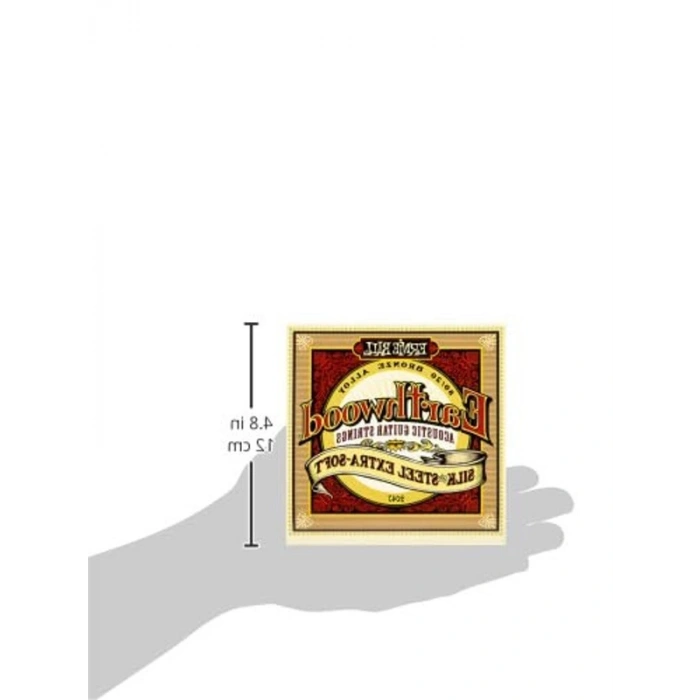 Ekstra Yumuşak Akustik Gitar Telleri, 10-50 Ölçüsüyle