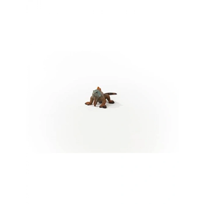 El Boyaması İguana Figürü - Detaylı ve Otantik Tasarım