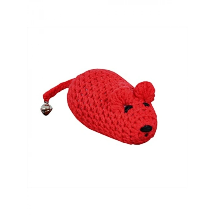 El Örgüsü Fare Oyuncak - Zilli Kedi Oyuncağı