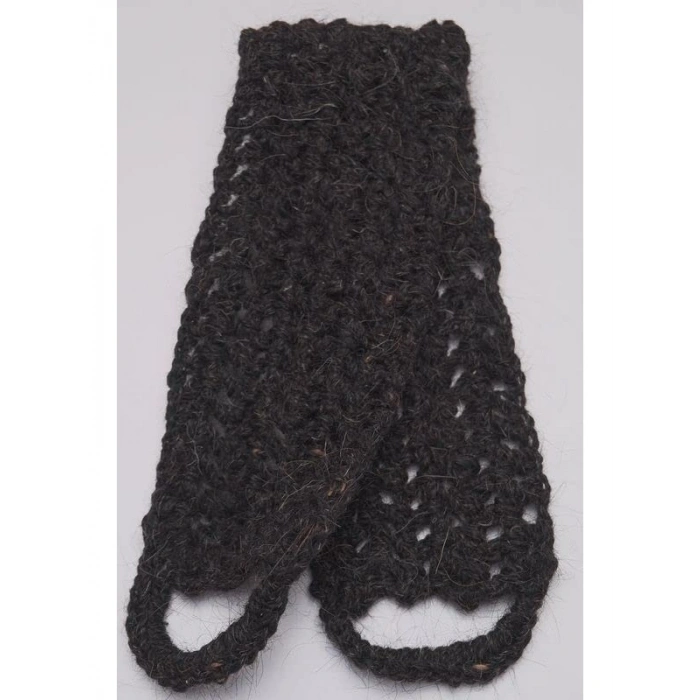 El Örmesi Keçi Kılı Sırt Lifi - Siyah 70 cm