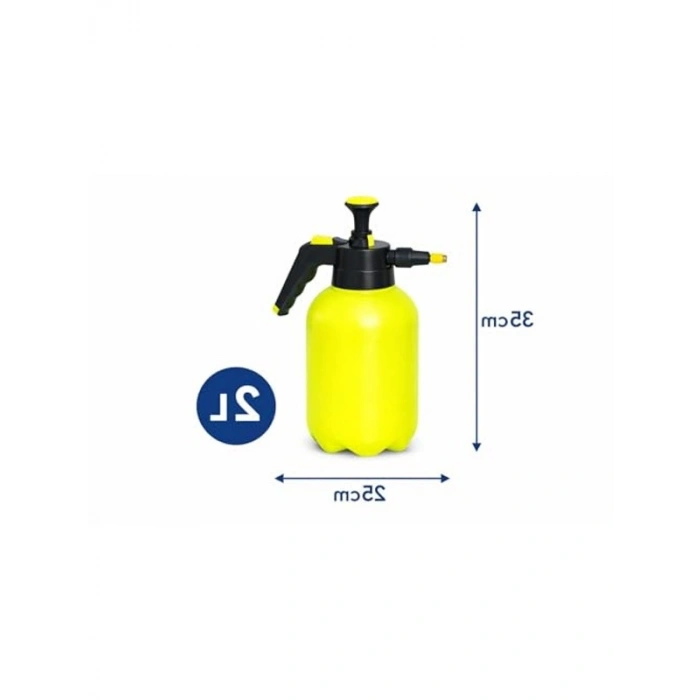 El Pompalı Basınçlı Bahçe Spreyi, 2 Litre Kapasite ile Çok Amaçlı Kullanım