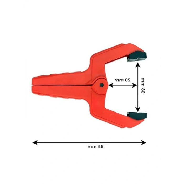 El Tipi Yaylı Kıskaç Mandal, 38 mm, 2 Adet