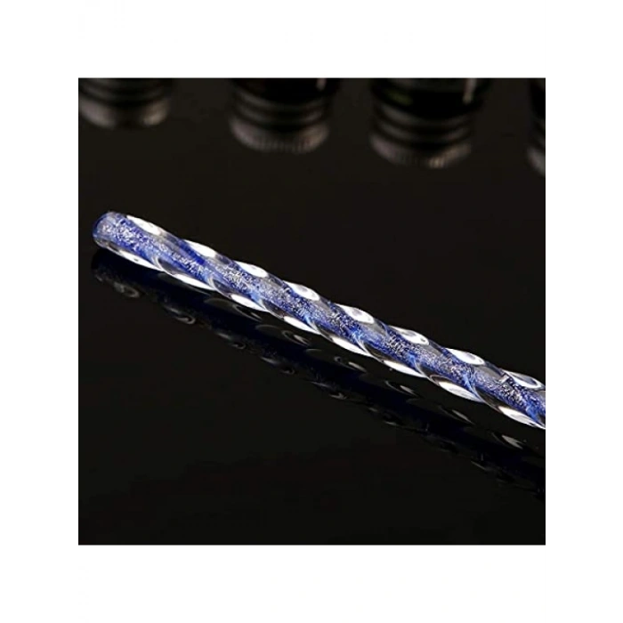 El Yapımı Cam Dolma Kalem Kaligrafi Seti - 4 Mürekkepli