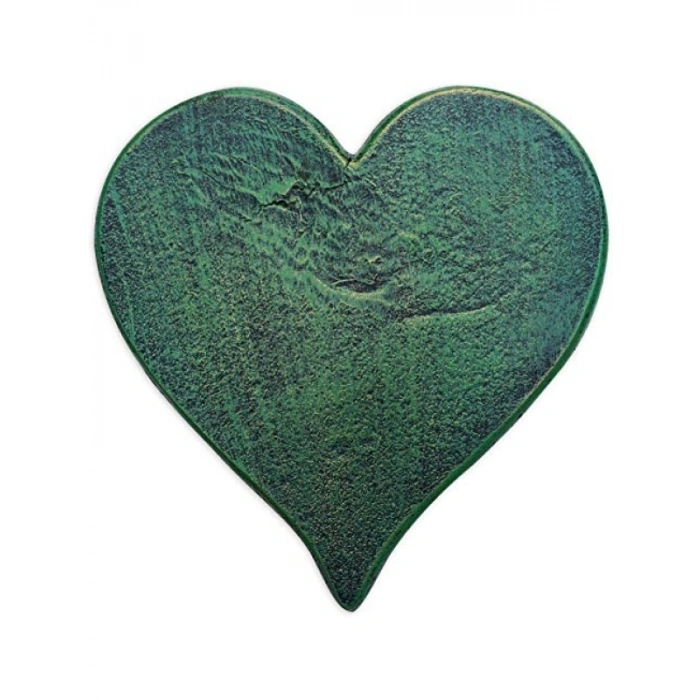 El Yapımı Kalp Şeklinde Döküm Demir Basamak Taşı