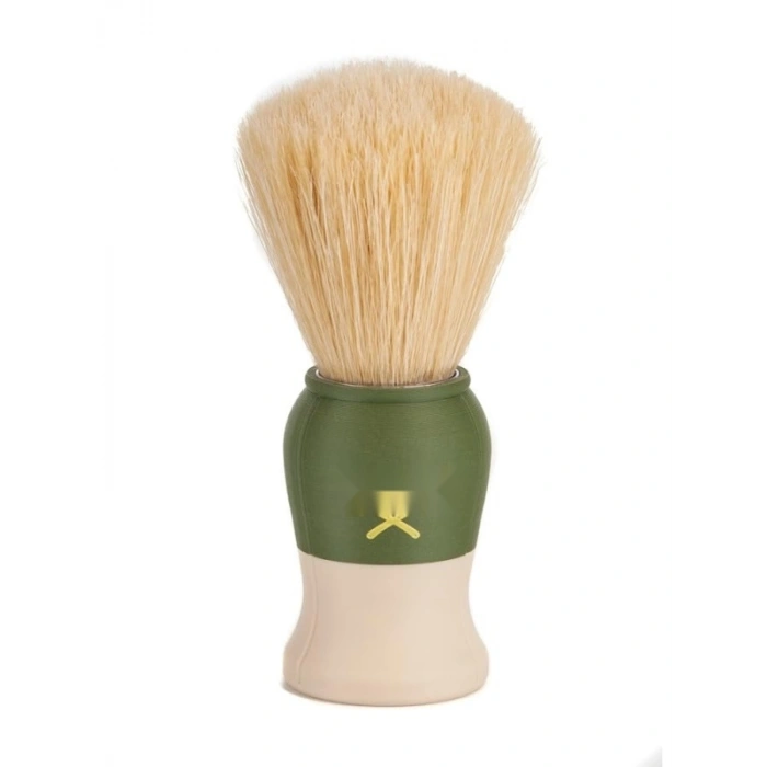 El Yapımı Karma Kıllı Tıraş Fırçası - Yeşil