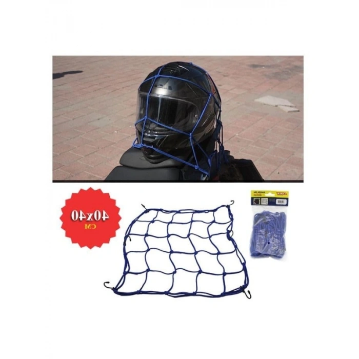 Elastik 40x40cm Mavi Bagaj Filesi