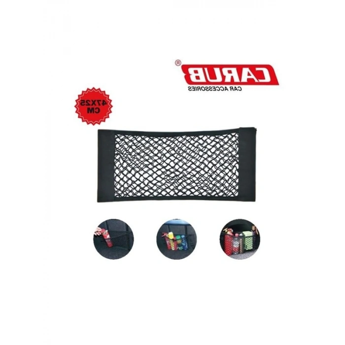 Elastik Cırtlı Bagaj Filesi Organizer, 47X25cm