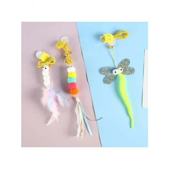 Elastik Kedi Oltası - Eğlenceli Oyun İçin