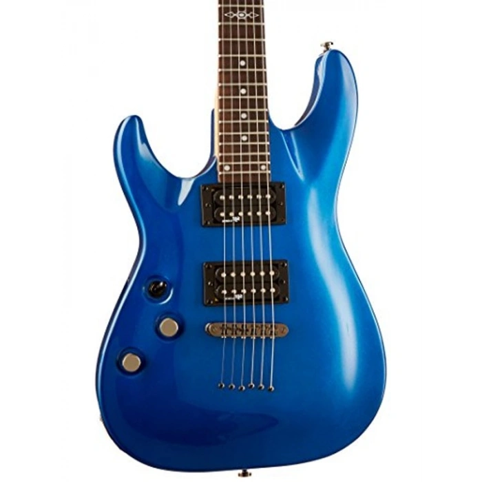 Electric Blue Renkli Elektro Gitar, Modern Tasarım