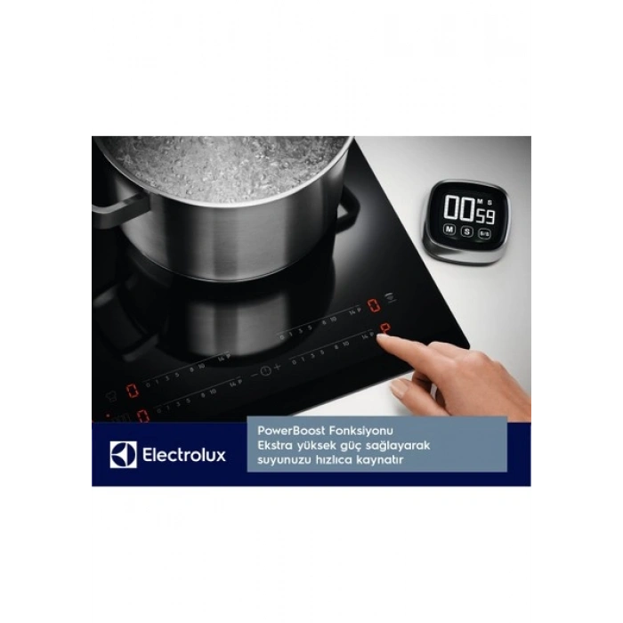 Electrolux EIS87453IZ Saphirmatt® Sense Boil&fry 80 cm Ankastre Indüksiyonlu Ocak