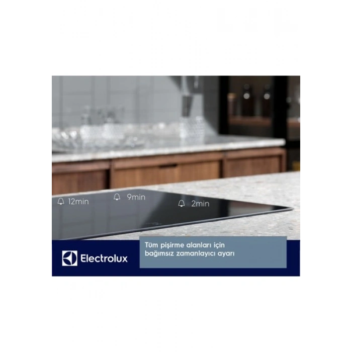 Electrolux EIV83443CT Saphirmatt Se® Bridge 80 cm Ankastre Indüksiyonlu Ocak