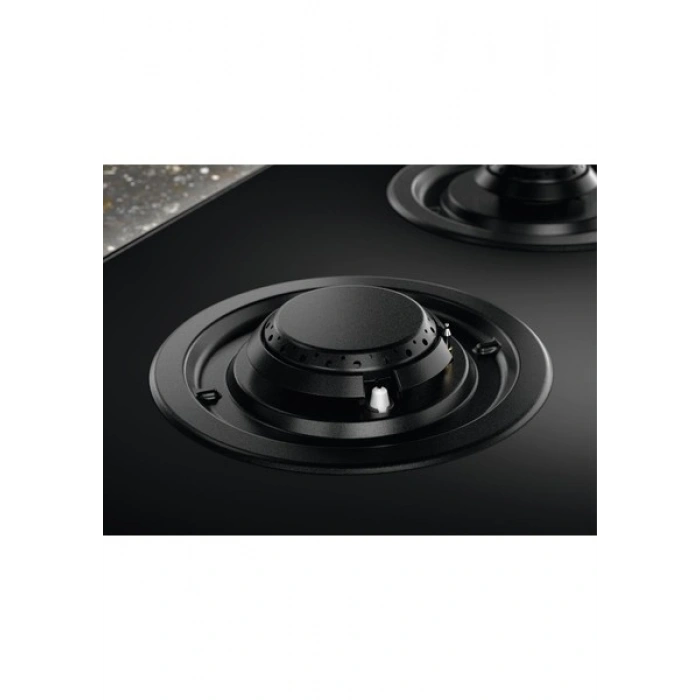 Electrolux Electrolüx KGG953753K Steppower Flamelight Verticalflame 90 cm Siyah Cam Gazlı Ocak