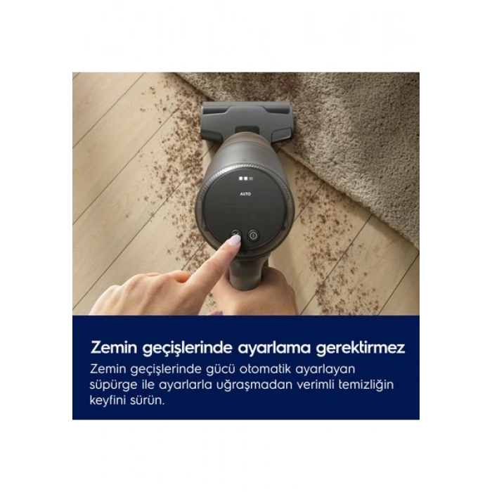 Electrolux EP82AB25UG 800 Serisi Animal Dikey Şarjlı Süpürge, 10 Yıl Motor Garantili