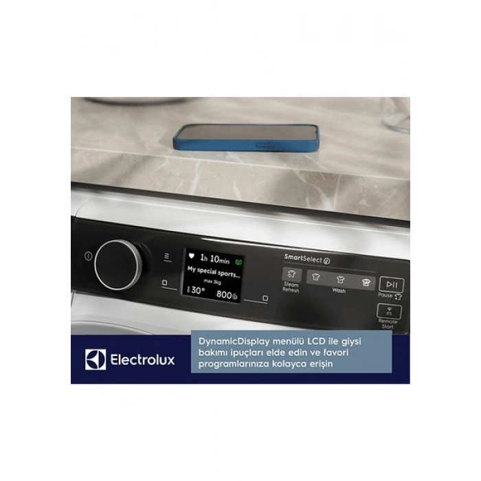 Electrolux EW8F7417QT 800 Serisi Ultracare 10 kg 1400 Devir A Sınıfı Universaldose Wi-Fi Inverter Çamaşır Makinesi