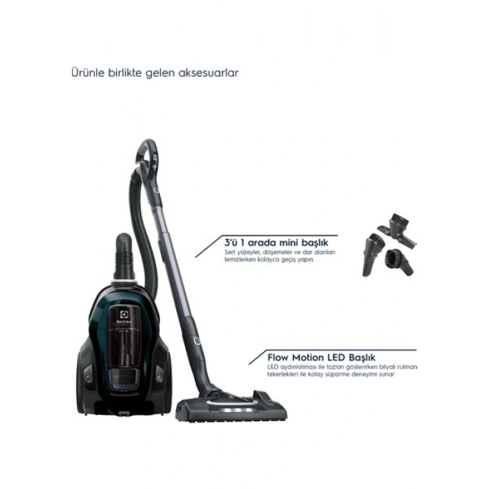 Electrolux PC91-8STM Toz Torbasız Süpürge, 10 Yıl Motor Garantili