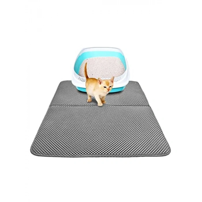 Elekli Kedi Kumu Paspası, 80 x 60 cm