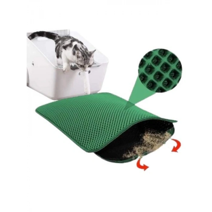 Elekli Kedi Tuvaleti Paspası - 60 x 40 cm