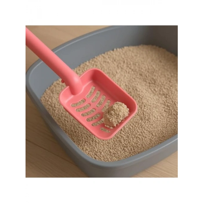 Elekli Tasarıma Sahip Dayanıklı Kedi Tuvalet Küreği