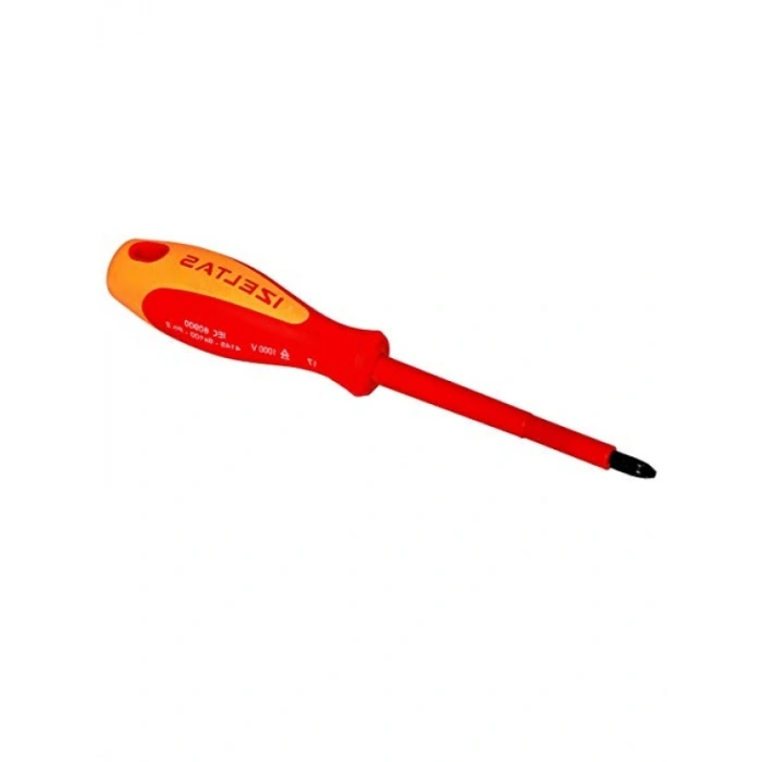 Elektrikçi İzoleli Yıldız Uçlu Tornavida | 1000 V | 6 X 100 mm