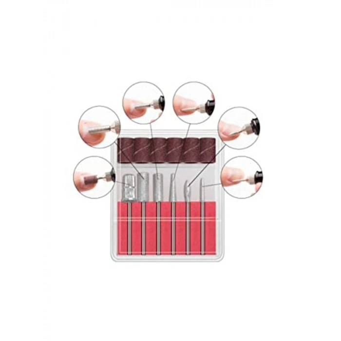 Elektrikli Manikür Pedikür Tırnak Törpü Seti