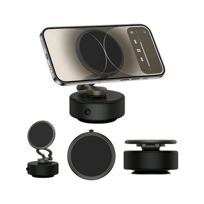 Elektrikli Manyetik Telefon Tutucu, 360° Döner