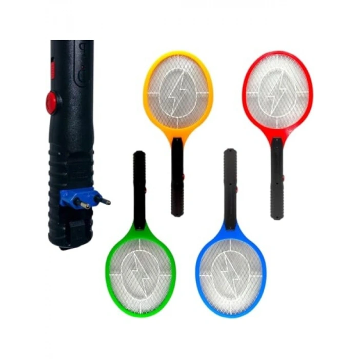 Elektrikli Şarjlı Sinek Raketi - Güvenli ve Kullanışlı