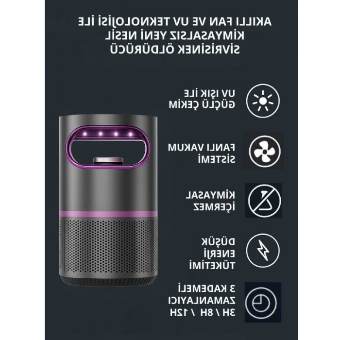 Elektrikli Sivrisinek Kovucu, Kimyasalsız UV Teknolojisi