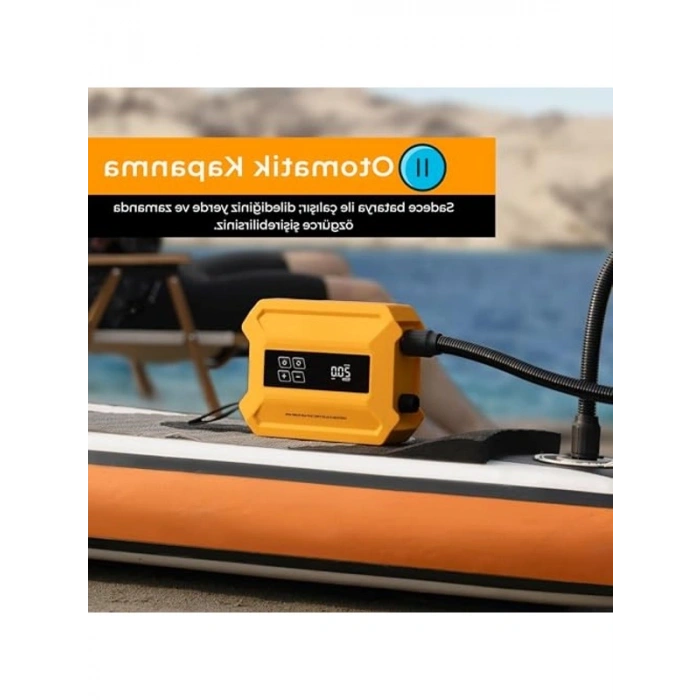 Elektrikli SUP Pompası, 20 PSI Basınçta Şarjlı Kullanım