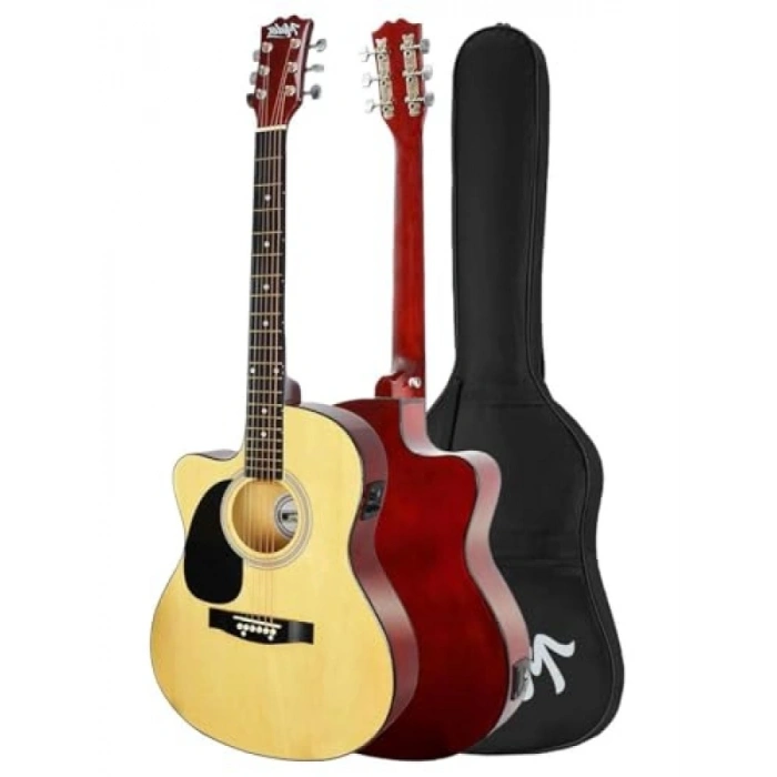 Elektro Akustik Gitar Full Set 40 İnç Ekolayzerli 4/4 Yetişkin