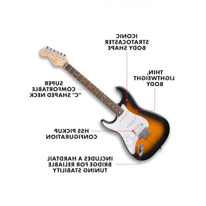 Elektro Gitar, Laurel Klavye ve Beyaz Vuruş Tahtası ile Tasarım