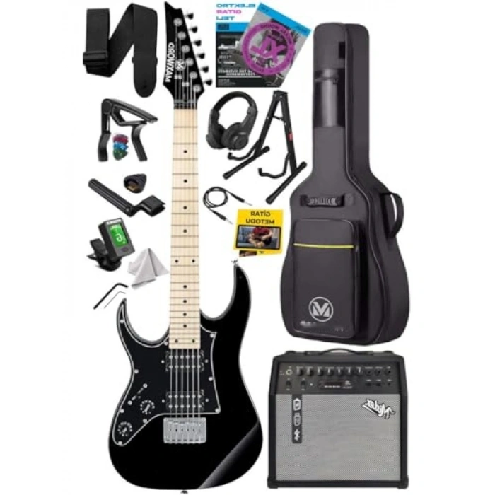 Elektro Gitar Seti - 50W Amfi ile Maple Klavye