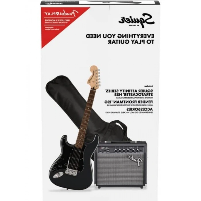 Elektro Gitar Seti, Tam Boy ve Birçok Aksesuar ile